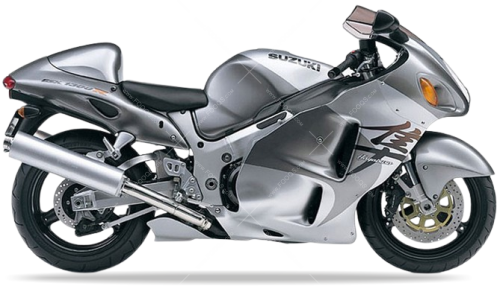 Suzuki GSX 1300R Hayabusa 2002 HE6 Silver YD8 Silver YM6 fooqs naklejki stickers decals
