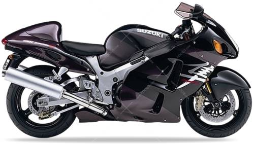Suzuki GSX 1300R Hayabusa 2004 NY4 Purple YAT Black YAY fooqs naklejki stickers decals