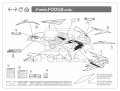 Suzuki GSX 1300R Hayabusa 2008 2009 fooqs naklejki stickers decals aufkleber oem