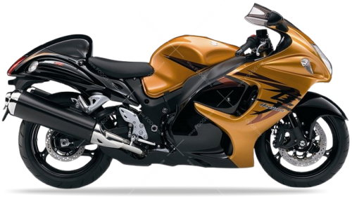 Suzuki GSX 1300R Hayabusa 2009 FGG Black 019 Gold YMG fooqs naklejki decals