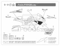 Suzuki GSX 1300R Hayabusa 2012 fooqs naklejki stickers decals aufkleber oem