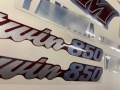 Yamaha TDM 850 2000 2001 burgundy fooqs decals naklejki
