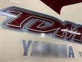 Yamaha TDM 850 2000 2001 burgundy fooqs motostickers naklejki