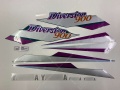 Yamaha XJ 900 S Diversion 1995 green fooqs motorcycle stickers