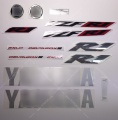 Yamaha YZF R1 2002 red white fooqs motorcycle stickers