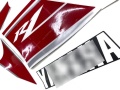 Yamaha YZF R1 2008 red white fooqs motorstickers naklejki