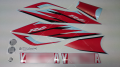 Yamaha YZF R6 2006 red white fooqs motorcycle stickers