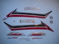 Yamaha YZF R6 2009 white silver fooqs motorcycle stickers