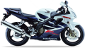 Honda CBR 600F Sport 2001 2002 White NH196 fooqs naklejki stickers decals aufkleber adesivi adesivo autocollants