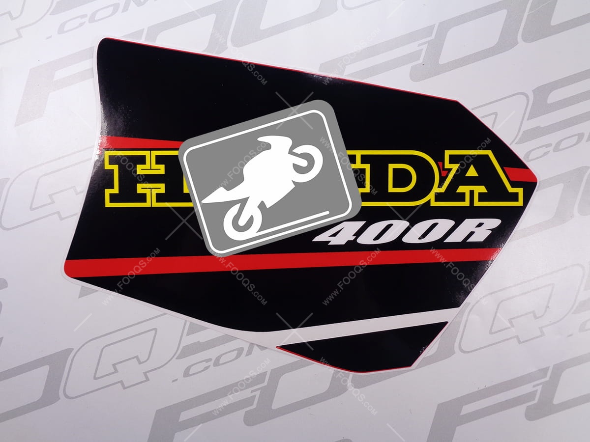 honda xr 400r 2001 red r134 fooqs naklejki stickers decals aufkleber ...