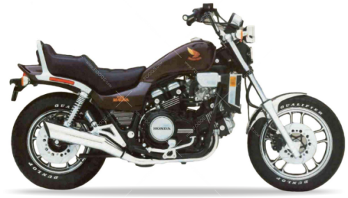 Honda VF 1100 C V65 Magna 1986 Maroon Red R115 stickers aufkleber motodecals adesivi pegatinas nálepky autocollants