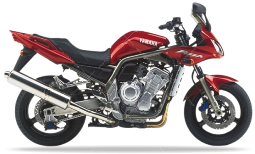 Yamaha FZS 1000 Fazer 2001 Vivid Red Cocktail 7 stickers aufkleber motodecals adesivi pegatinas nálepky autocollants