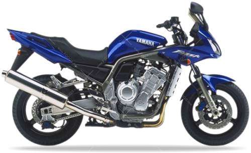 Yamaha FZS 1000 Fazer 2001 2002 Deep Purplish Blue Metallic C stickers aufkleber motodecals adesivi pegatinas nálepky autocollants