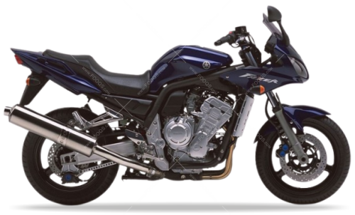 Yamaha FZS 1000 Fazer 2003 2005 Dark Blue L naklejki stickers aufkleber motodecals adesivi pegatinas nálepky autocollants