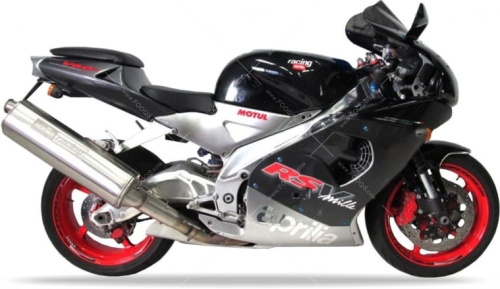 Aprilia RSV 1000 1999 black fooqs naklejki stickers decals aufkleber oem 摩托車貼紙 adhesivos