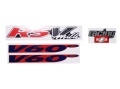 Aprilia RSV 1000 1999 black fooqs naklejki stickers decals aufkleber oem 摩托車貼紙 adhesivos moto