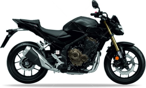 Honda CB 500 F 2023 black matt fooqs stickers aufkleber naklejki autocollants adesivi motorstickers