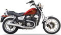 Honda VT 500 Custom 1983 1985 red R107 fooqs stickers aufkleber naklejki autocollants adesivi motorstickers