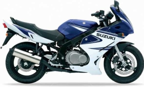 Suzuki GS 500F 2006 blue white fooqs naklejki stickers decals aufkleber oem kleepsud motorfiets stickers moto