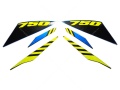 Suzuki GSX S 750 2021 blue fooqs naklejki stickers decals aufkleber oem lipuķi naljepnice adhesivos moto