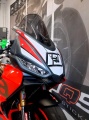 Aprilia RS660 2022 – widok z przodu po oklejeniu folią, indywidualny projekt Fooqs