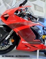 Ducati Panigale V2 Custom oklejenie motocykla folią wrapping Fooqs projekt wzór grafika naklejki motostickers design