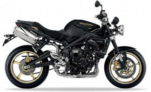 Triumph Street Triple 675 R 2010 2011 Phantom Black naklejki stickers aufkleber motodecals adesivi pegatinas nálepky autocollants