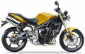 Triumph Street Triple 675 2011 Scorched Yellow naklejki stickers aufkleber motodecals adesivi pegatinas nálepky autocollants
