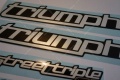 Triumph Street Triple 2008 2011 black fooqs motorsticker naklejki