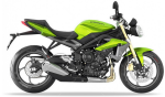 Triumph Street Triple 675 2014 - 2015 verde cósmico pegatinas