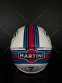 Custom helmet wrap Fooqs Martini look motorcycle stickers indyvidual