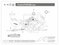 Yamaha FJR 1300 2009 2010 dark grey silver black fooqs naklejki stickers oem decals aufkleber adesivi autocollants original nalepky