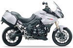 Triumph Tiger 1050 SE 2012 cristal blanco perla pegatinas