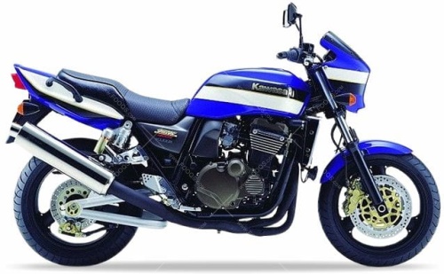 Kawasaki ZRX 1200 R 2002 blue white motor stickers oem parts oryginal aufkleber autocollants adesivi nalepky tal mutur naklejki