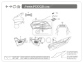 Kawasaki ZRX 1200 R 2001 2002 2003 motor stickers oem parts oryginal aufkleber autocollants adesivi nalepky tal mutur naklejki