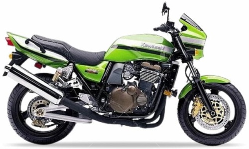 Kawasaki ZRX 1200 R 2003 green silver motor stickers oem parts oryginal aufkleber autocollants adesivi nalepky tal mutur naklejki