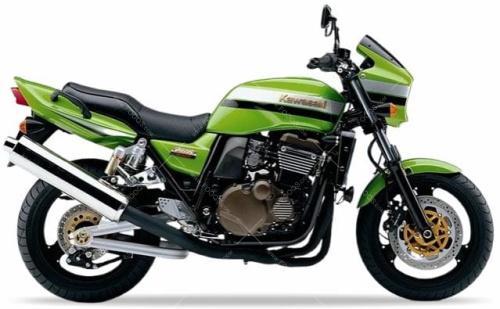 Kawasaki ZRX 1200 R 2004 green silver motor stickers oem parts oryginal aufkleber autocollants adesivi nalepky tal mutur naklejki