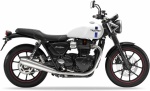 Triumph Street Twin 900 2017 blanco pegatinas