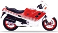 Honda CBR 1000 F 1988 white NH193O fooqs stickers aufkleber naklejki autocollants adesivi nalepky motorstickers