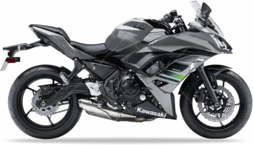 Kawasaki Ninja 650 2018 2019 grey fooqs naklejki stickers decals aufkleber oem налепнице за мотоцикле kleebised matricák