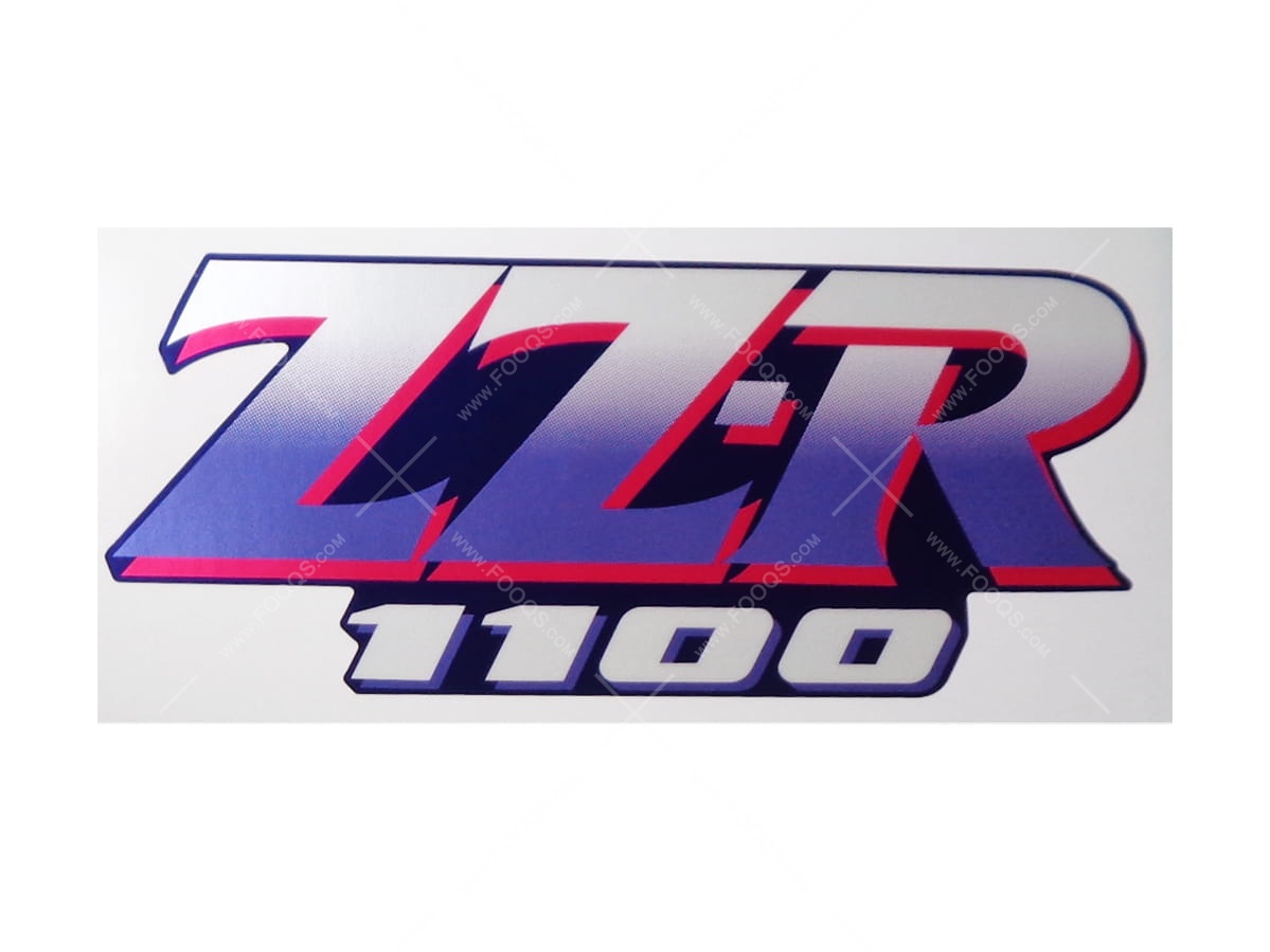 Autocollant Carénage Kawasaki ZZR 1100 / ZX1100 - Emblème Décoratif Neuf Référence 56050-1612