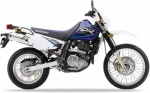 Suzuki DR 650 SE 2001 blau YC2 weiß No. 2 30H aufkleber
