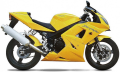 Triumph Daytona 600 2002 2004 Racing Yellow naklejki stickers aufkleber motodecals adesivi