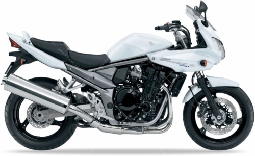 Suzuki Bandit 1250 S 2013 white fooqs naklejki stickers decals aufkleber oem matricák adhesivos moto motocyklowy sklep
