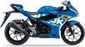 Suzuki Gsxr 125 2021 2024 blue fooqs naklejki stickers decals aufkleber oem nalepnice 贴纸