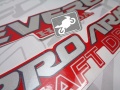 Honda NTV 650 Revere 1988 1990 red R107 fooqs naklejki stickers decals aufkleber oem motosiklet çıkartmalar