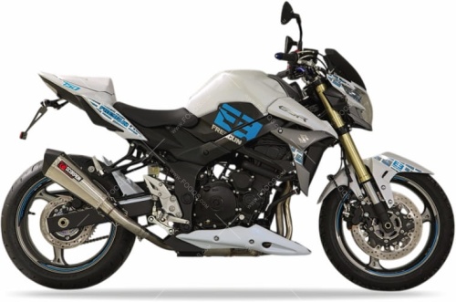 Suzuki GSR 750 2011 2017 FreeGun white fooqs naklejki stickers decals aufkleber oem autocollants moto pegatinas nalepke