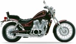 Suzuki VS 750 Intruder 1985 maroon 24D aufkleber