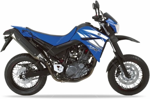 Yamaha XT 660X 2006 blue fooqs naklejki stickers decals aufkleber oem lipuķi parts motocyklowy sklep