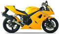 Triumph Daytona 650 2005 Racing Yellow naklejki stickers aufkleber motodecals adesivi pegatinas nálepky autocolants